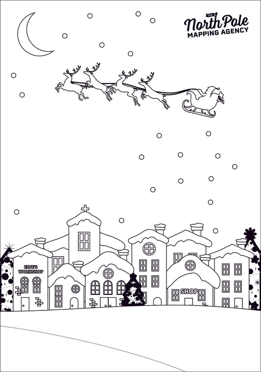 FREE Cityscape Colouring Page Download