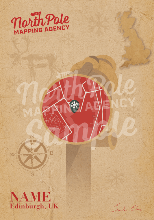 Uk Vintage Map Customized Product